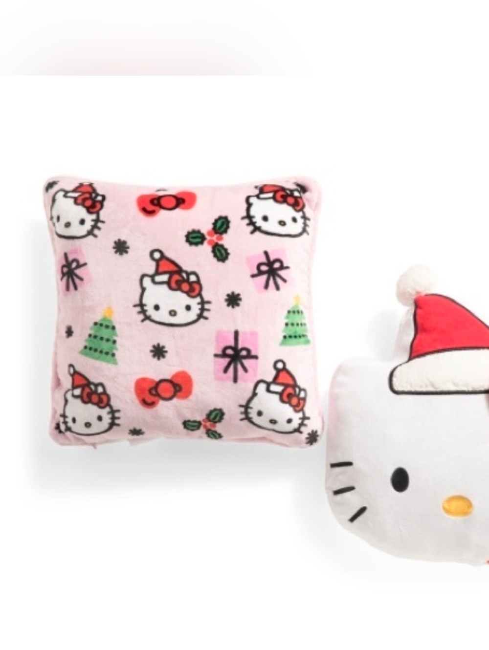 Hello Kitty Plush Holiday Pillow Set